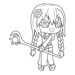 Gacha Life Coloring Pages 1