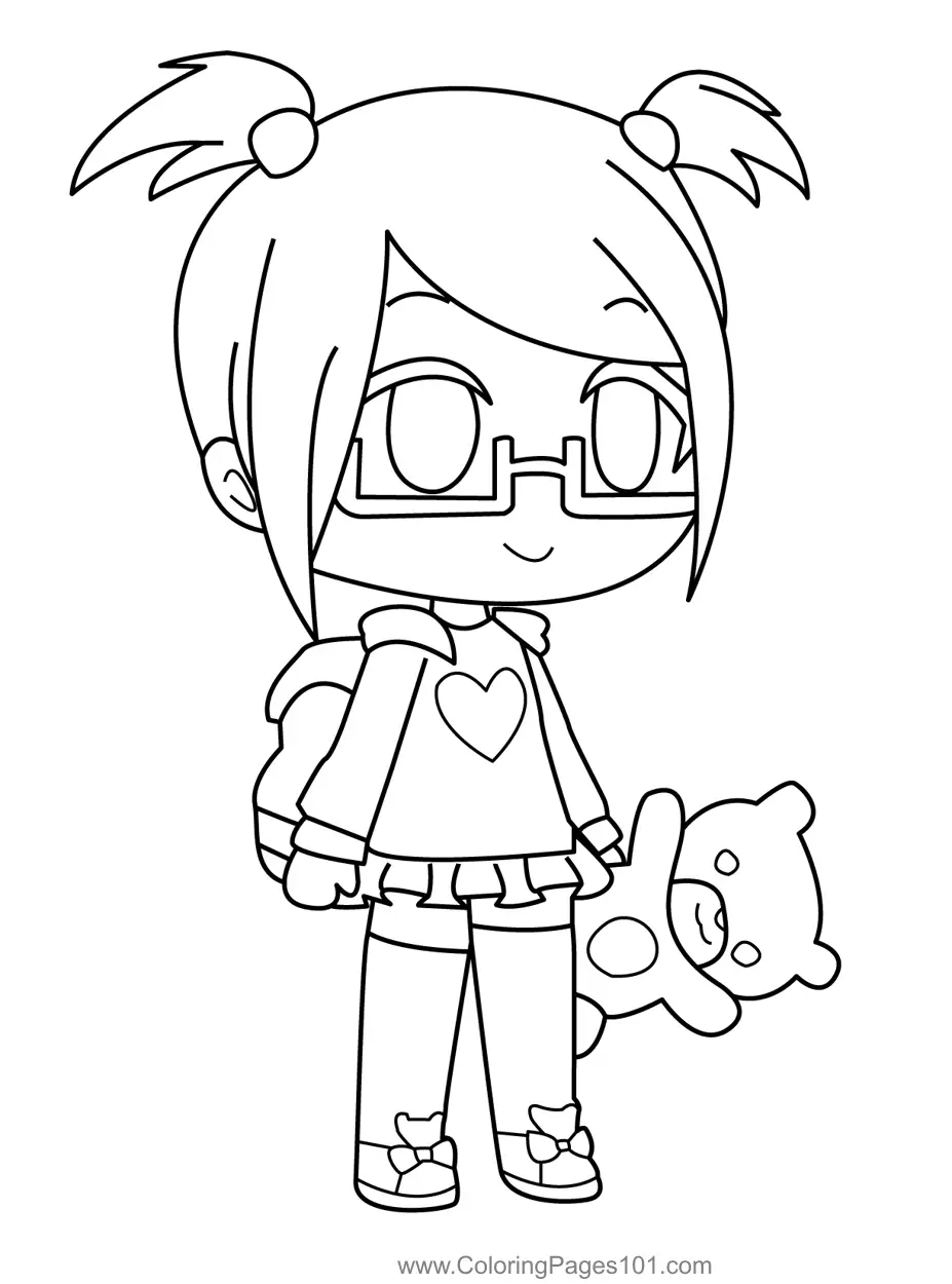 Gacha Life Coloring Pages 10