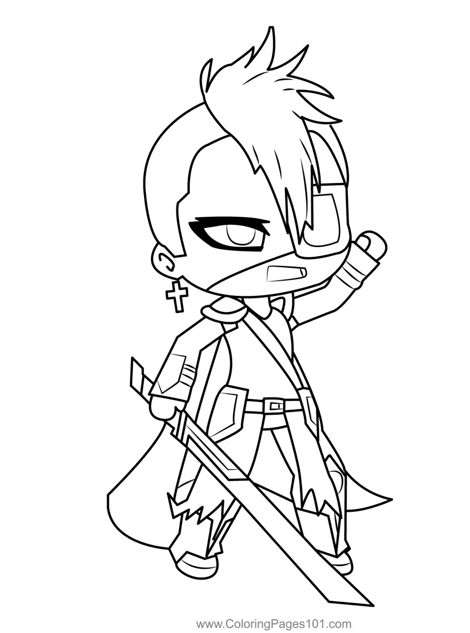Gacha Life Coloring Pages 11