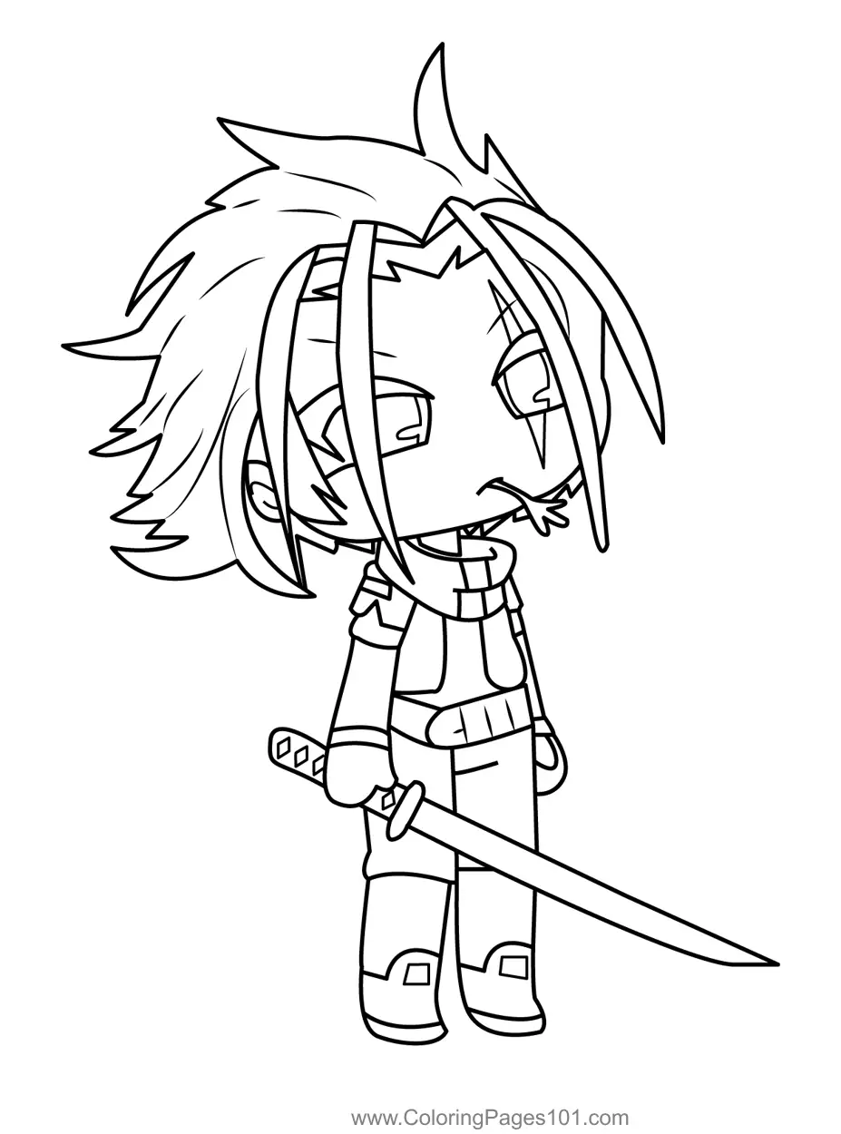 Gacha Life Coloring Pages 2