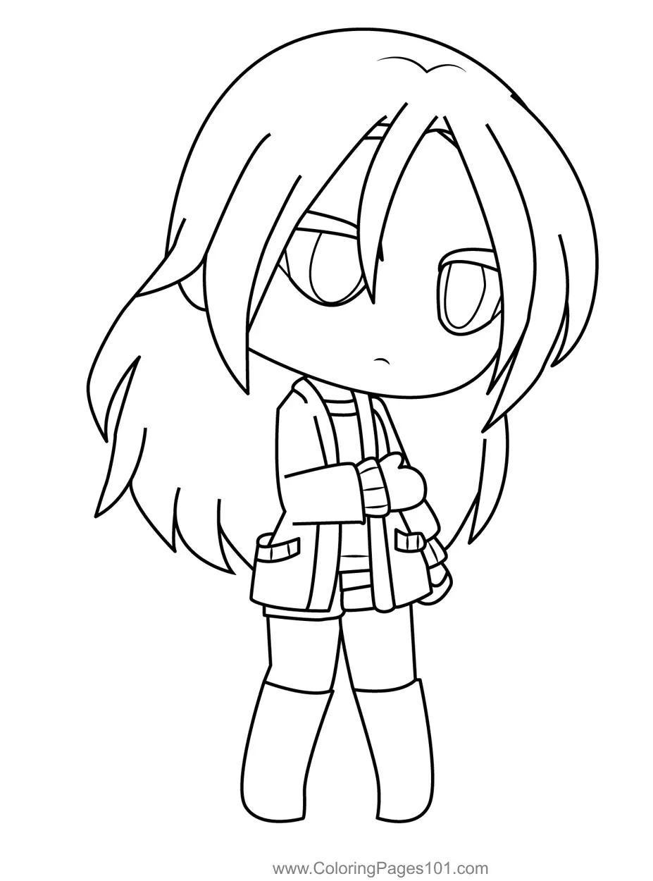 Gacha Life Coloring Pages 5