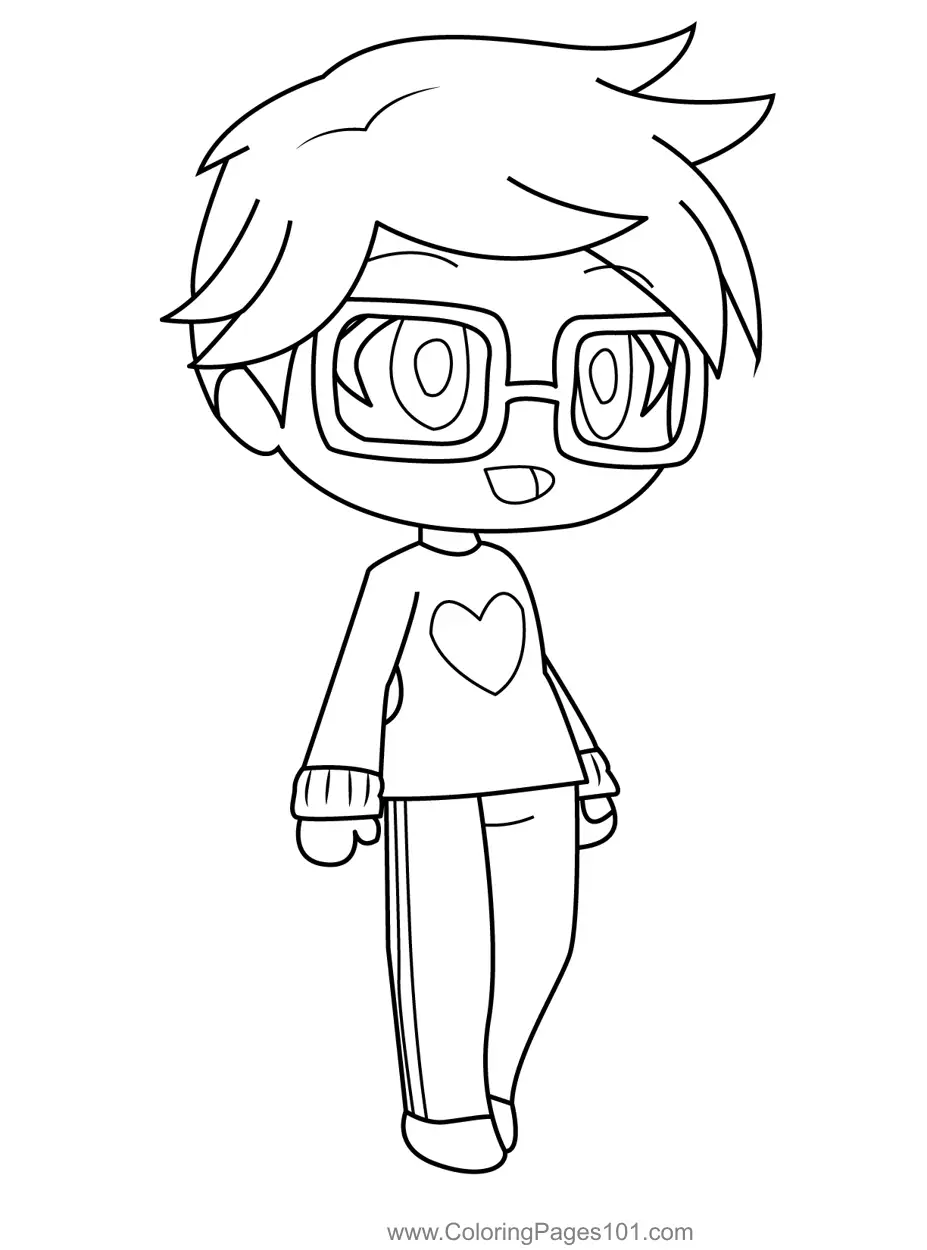 Gacha Life Coloring Pages 6