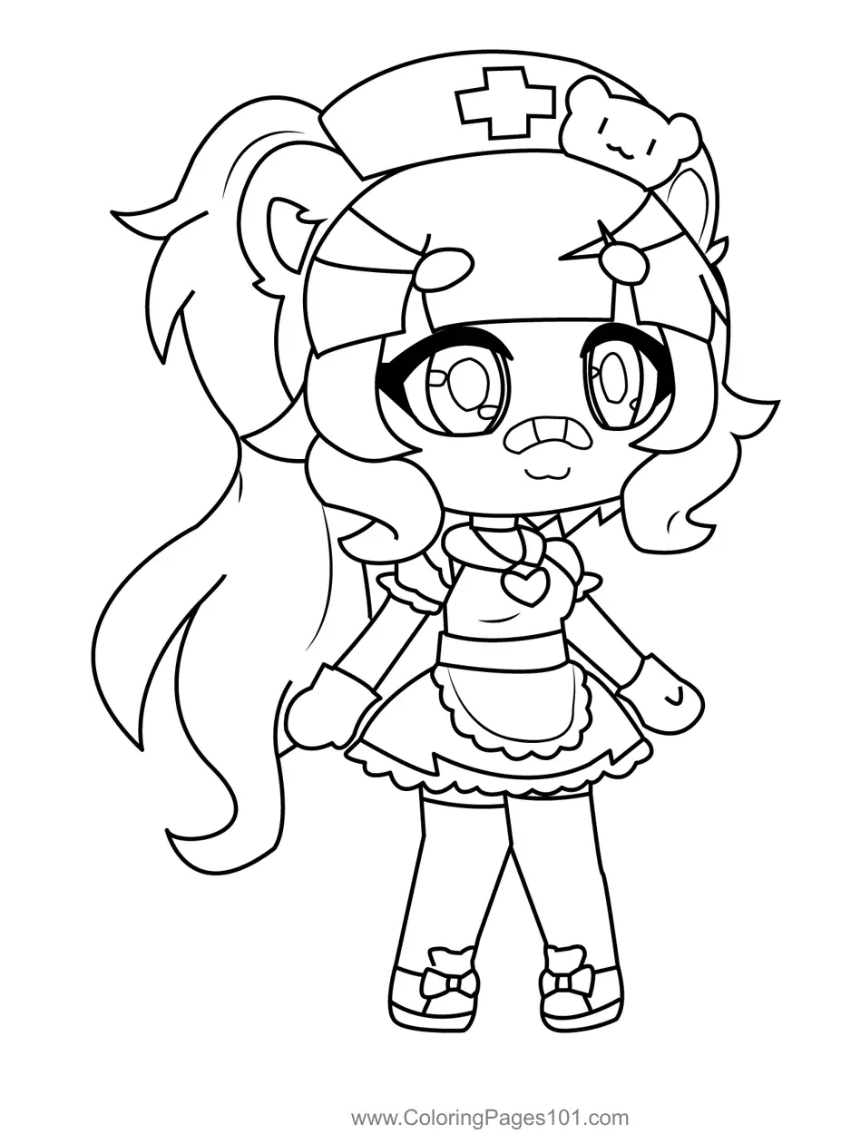 Gacha Life Coloring Pages 9