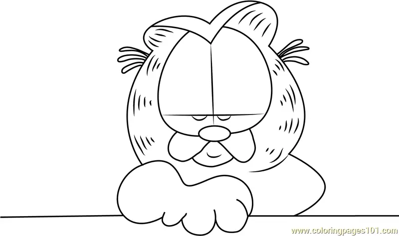 Garfield Coloring Pages 4