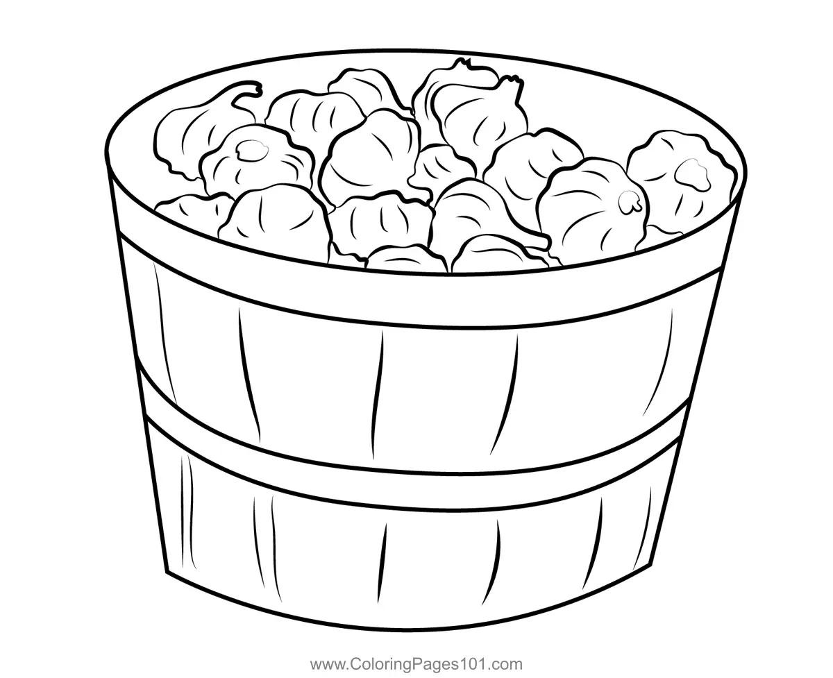 Garlic Coloring Pages 2