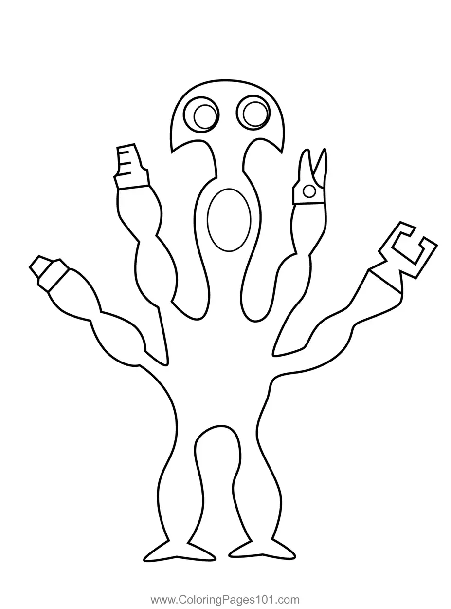 Garten of Banban Coloring Pages 5