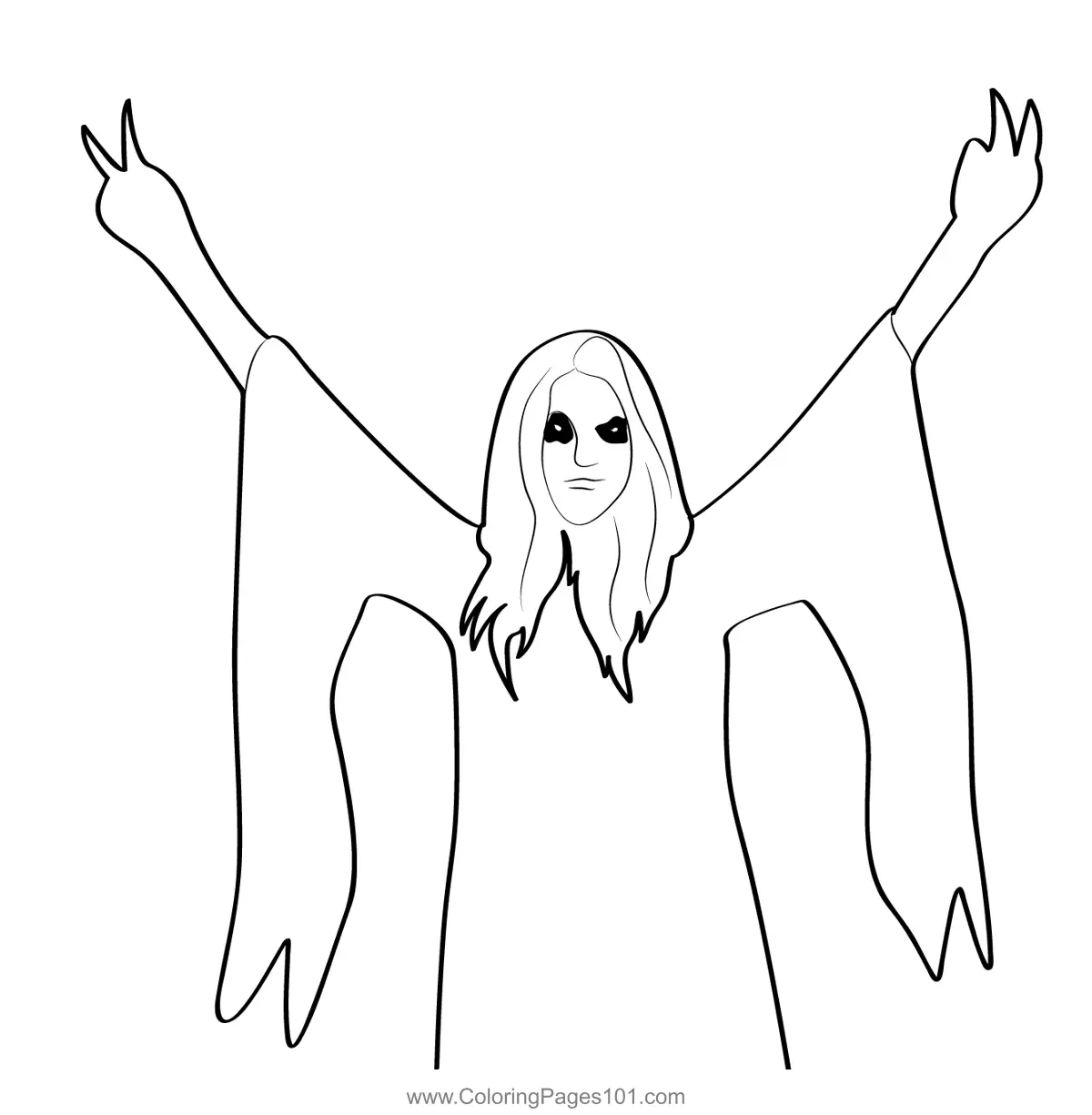 Ghosts Coloring Pages 3