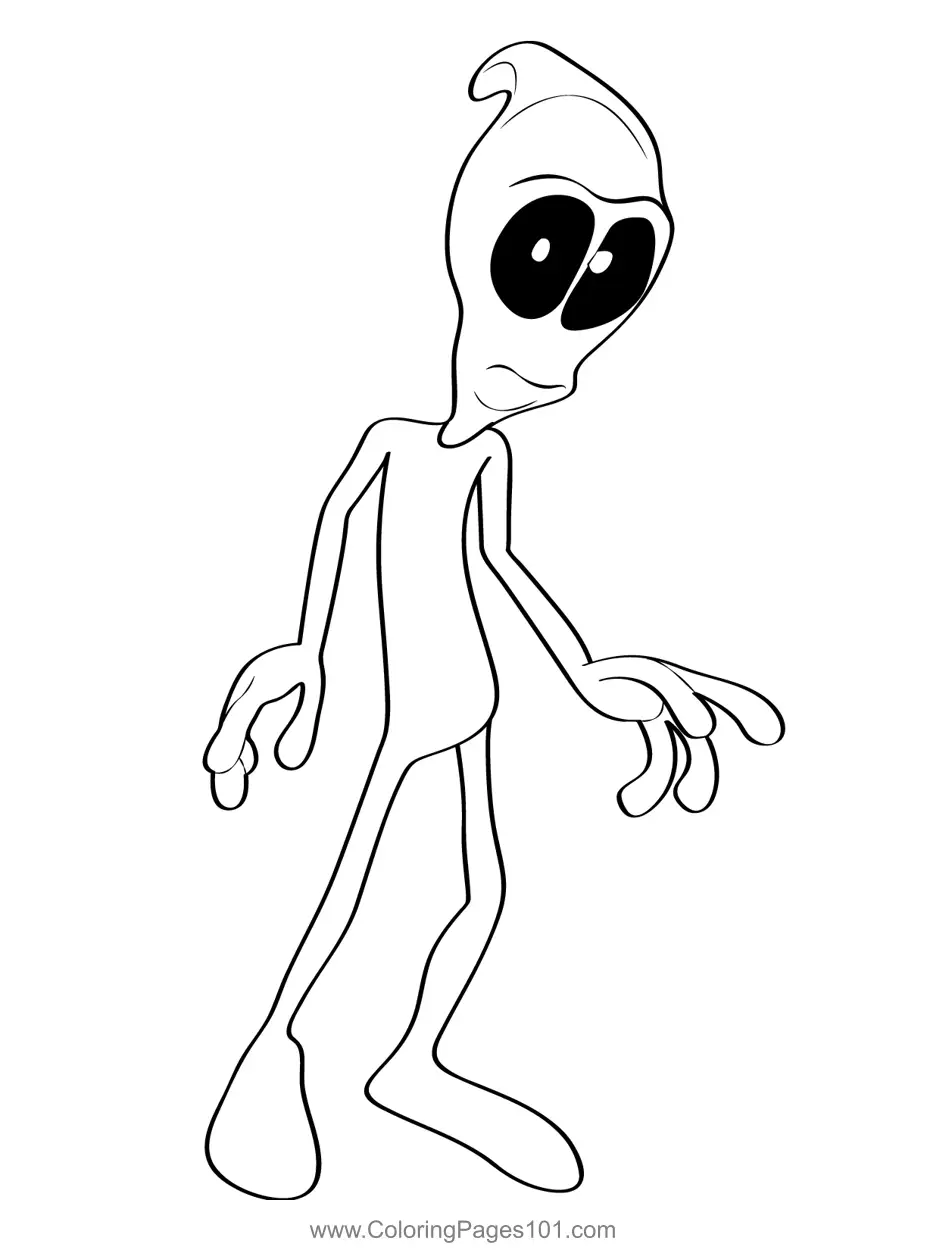 Ghosts Coloring Pages 4