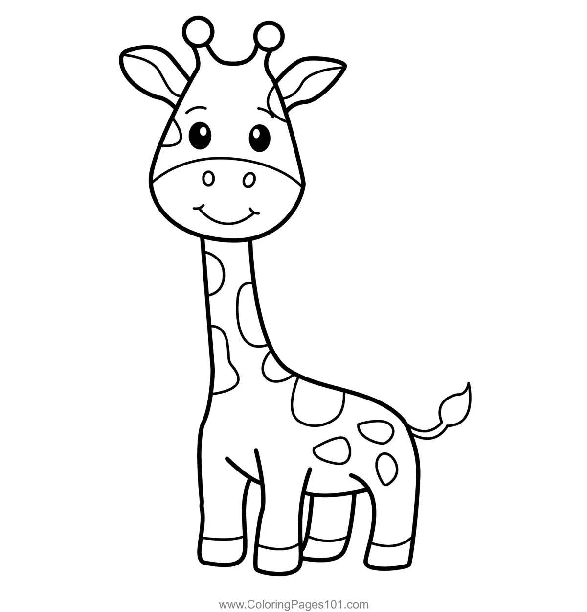 Giraffe Coloring Pages