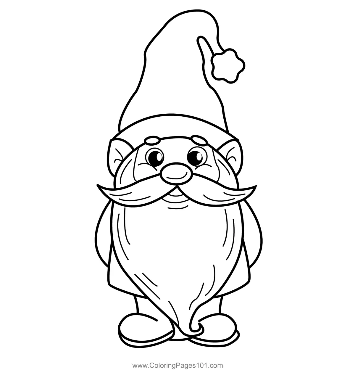 Gnomes Coloring Pages