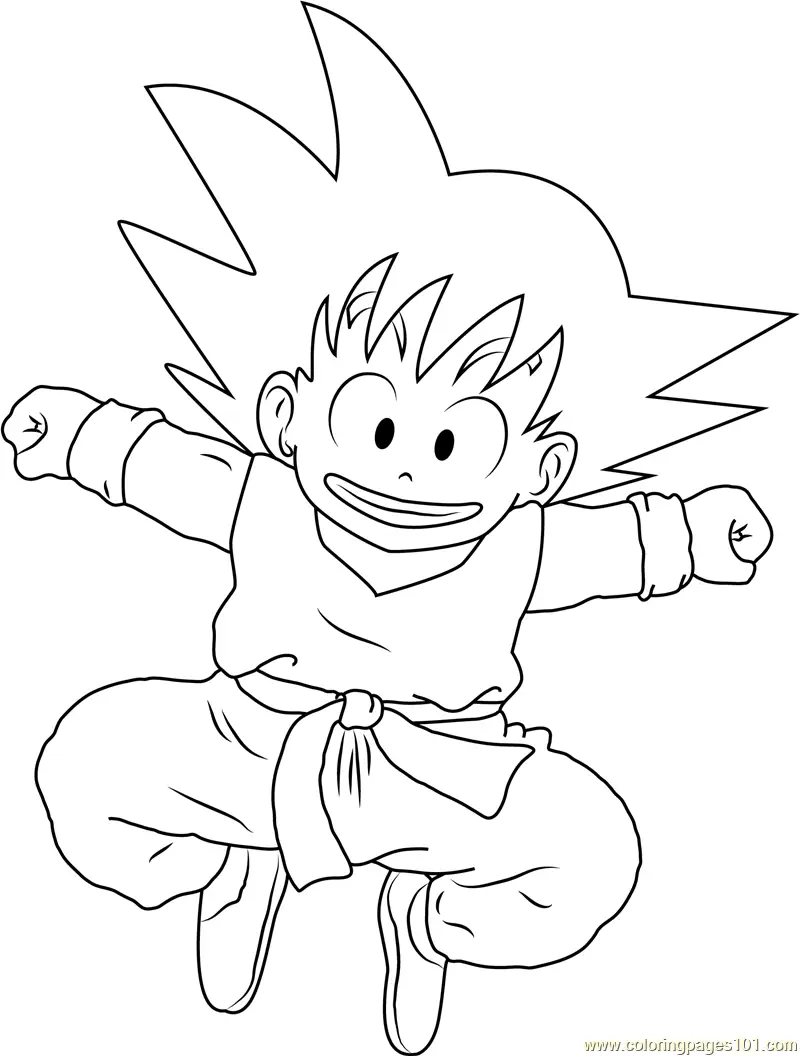 Goku Coloring Pages 5