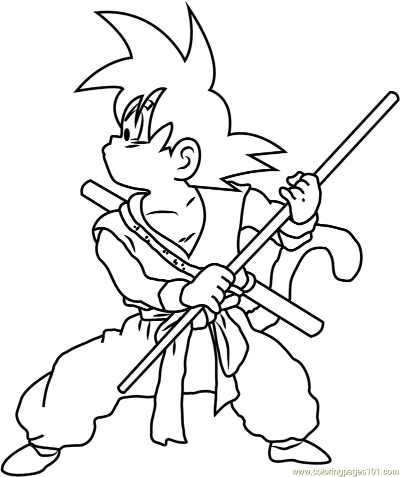 Goku Coloring Pages 7
