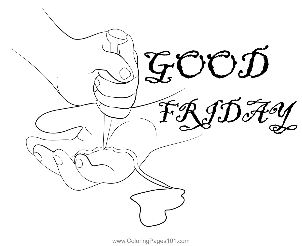 Good Friday Coloring Pages 6