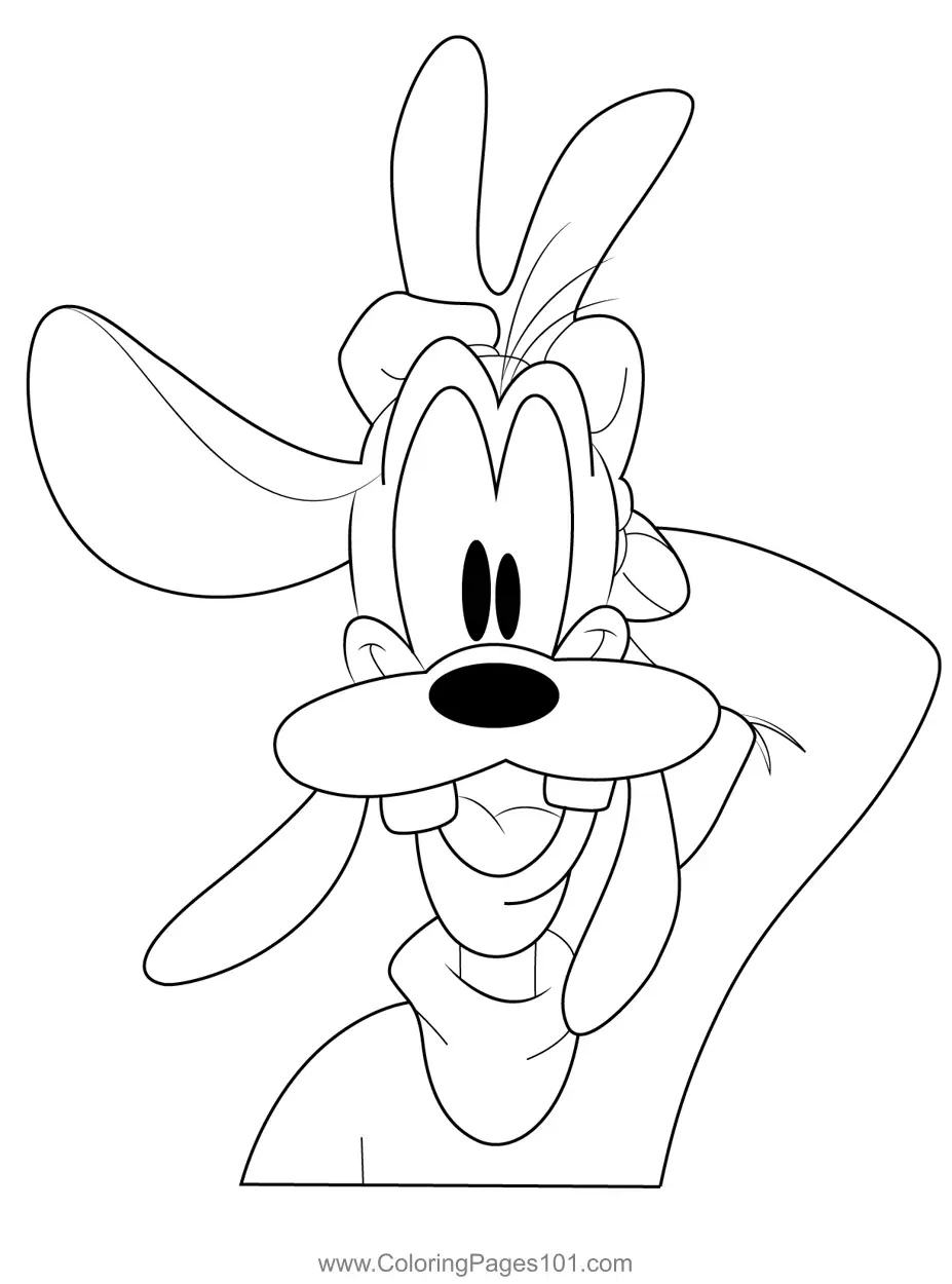 Goofy Coloring Pages 7