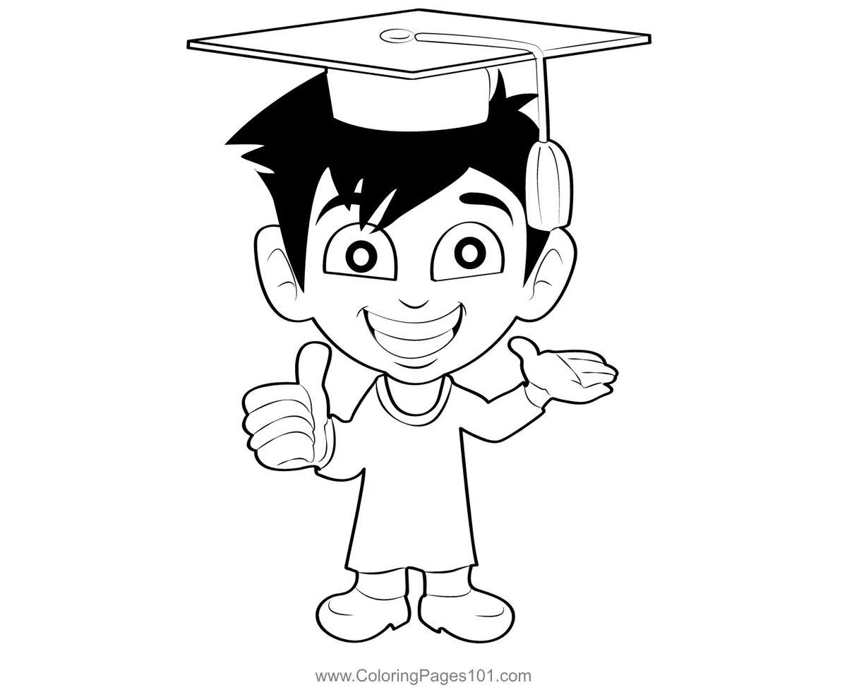Graduation Day Coloring Pages 1