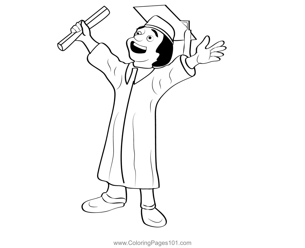 Graduation Day Coloring Pages 11