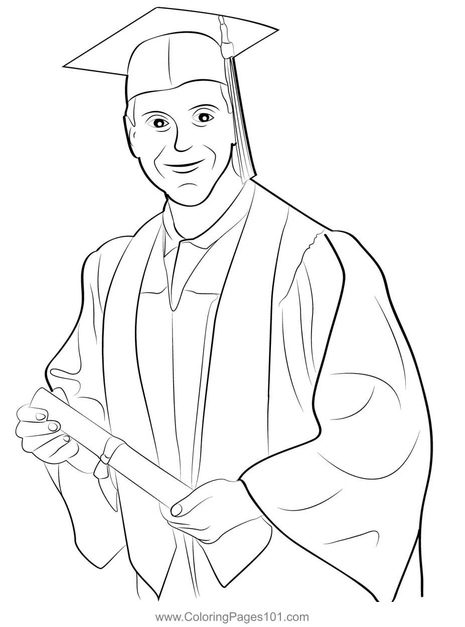 Graduation Day Coloring Pages 3
