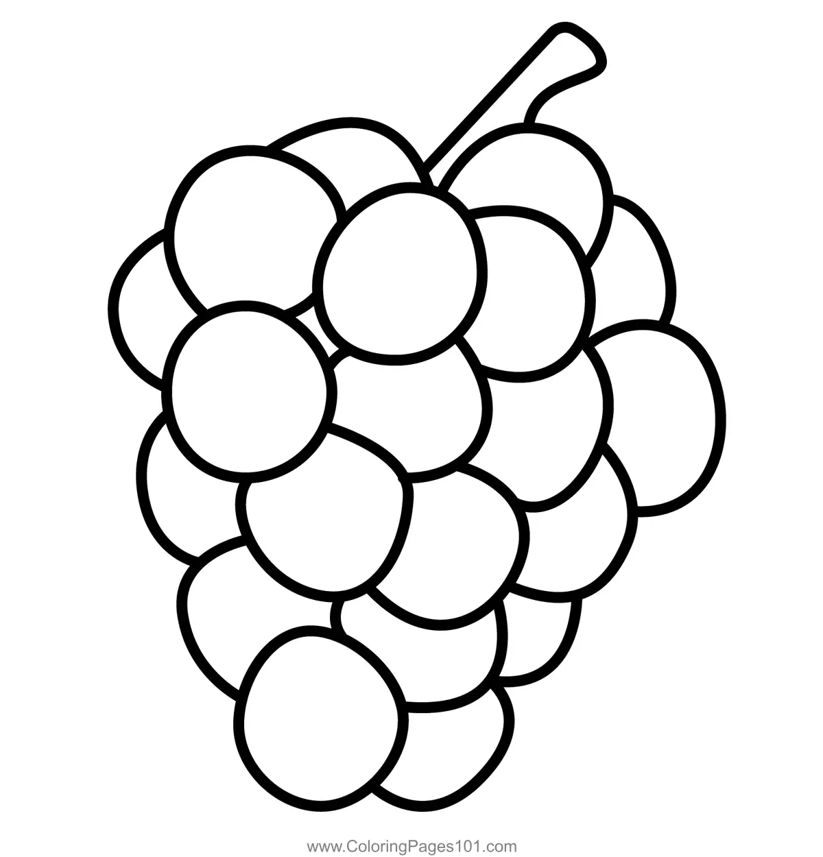 Grape Coloring Pages 3