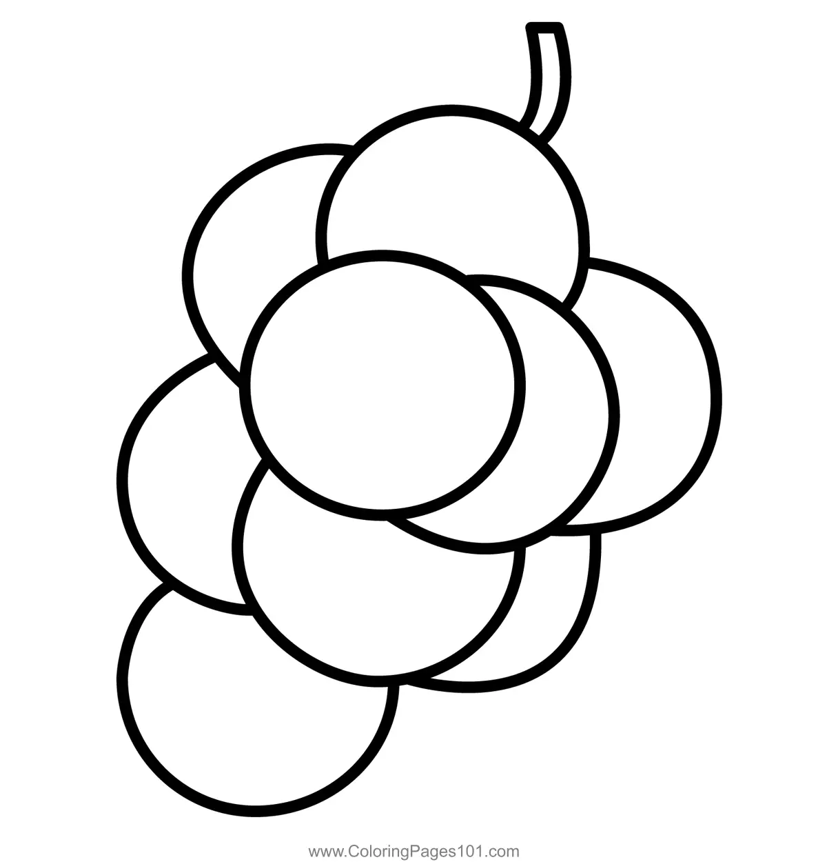 Grape Coloring Pages 5