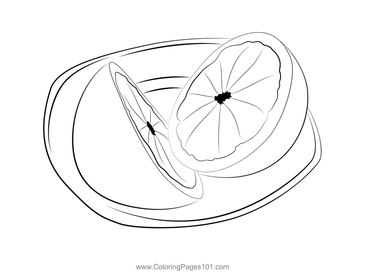 Grapefruit Coloring Pages 6