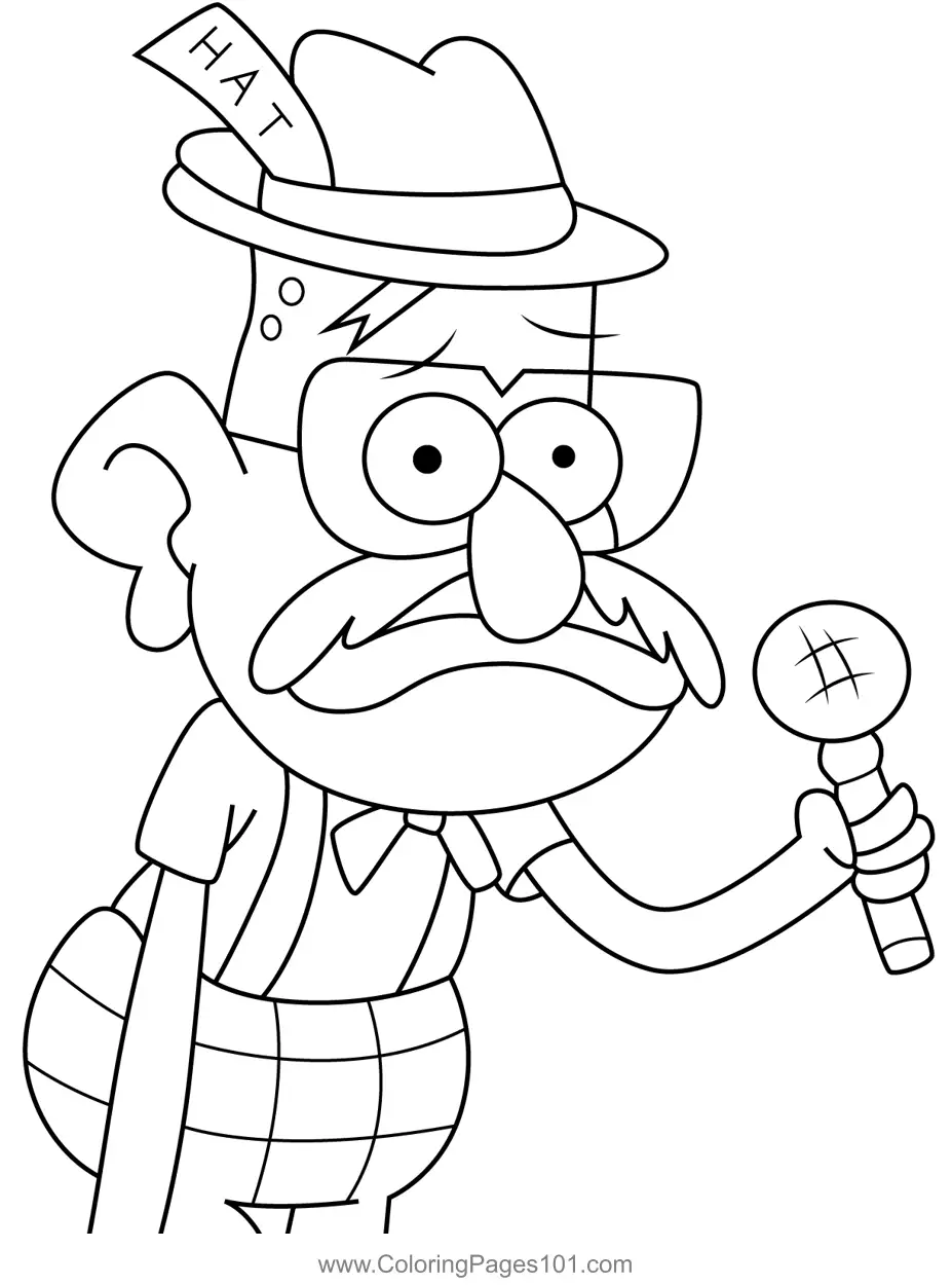Gravity Falls Coloring Pages 10