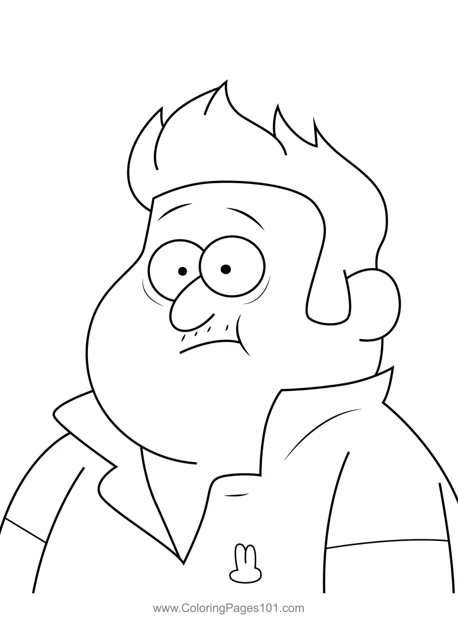 Gravity Falls Coloring Pages 11