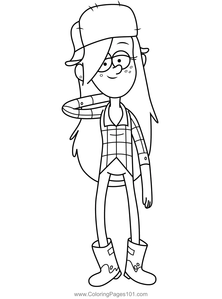 Gravity Falls Coloring Pages 4