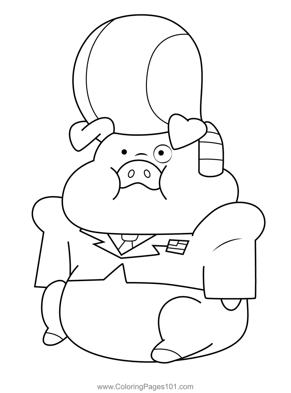 Gravity Falls Coloring Pages 7