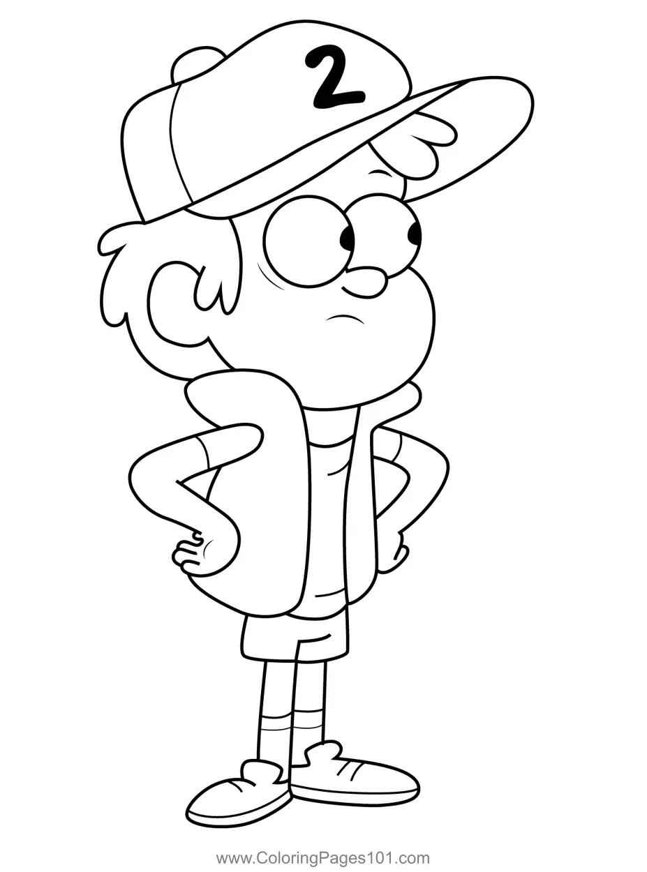 Gravity Falls Coloring Pages 8