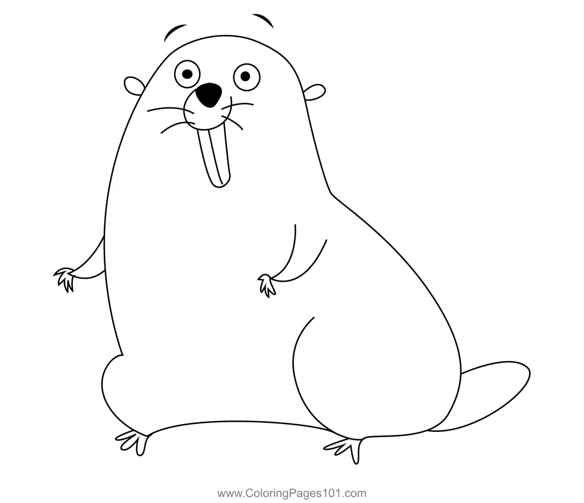Groundhog Day Coloring Pages 11