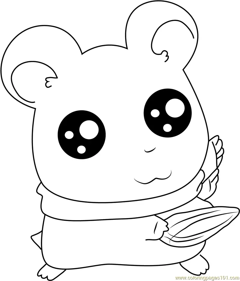 Hamtaro Coloring Pages 2