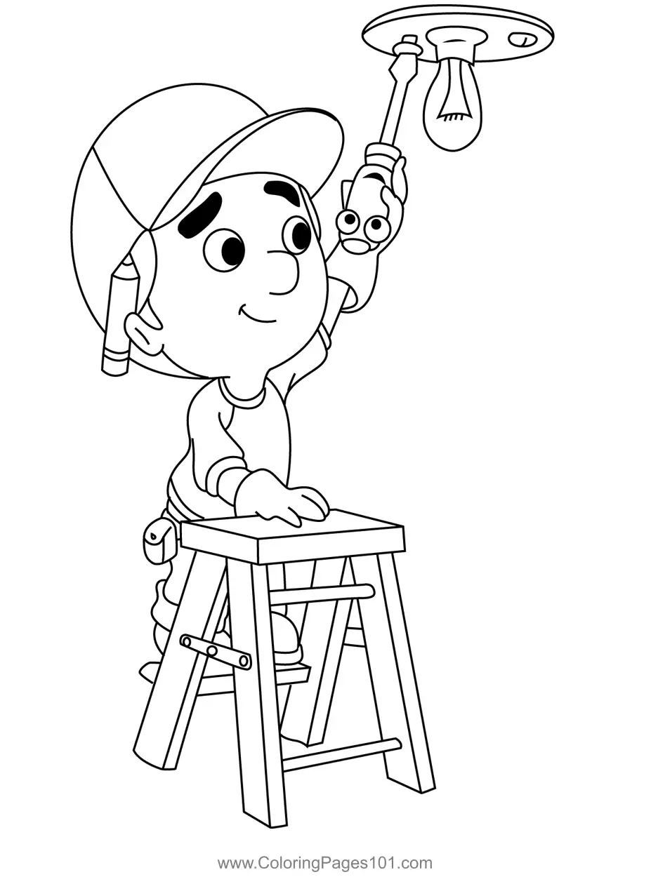 Handy Manny Coloring Pages 5