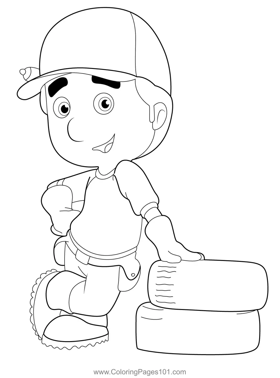 Handy Manny Coloring Pages 8