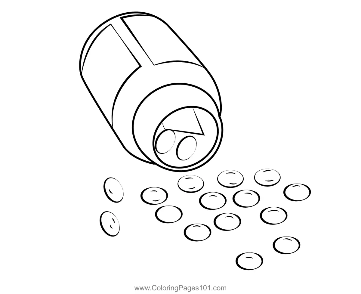 Health Coloring Pages 6