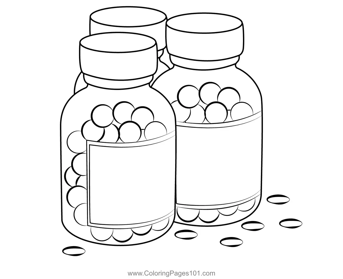 Health Coloring Pages 7