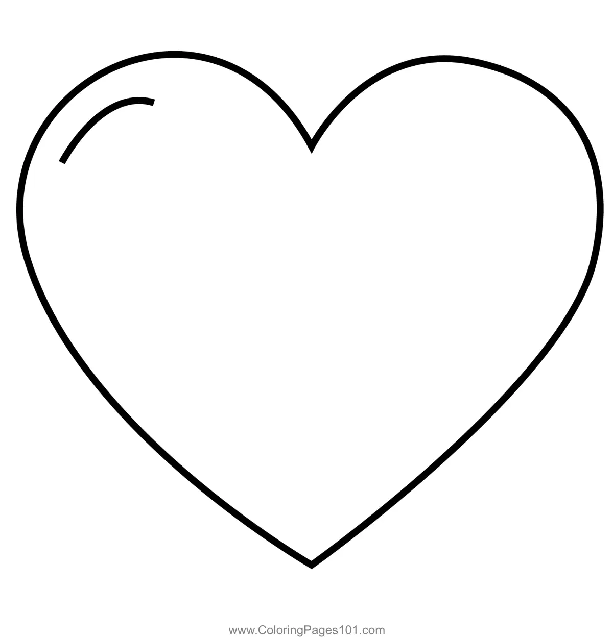 Heart Coloring Pages 2