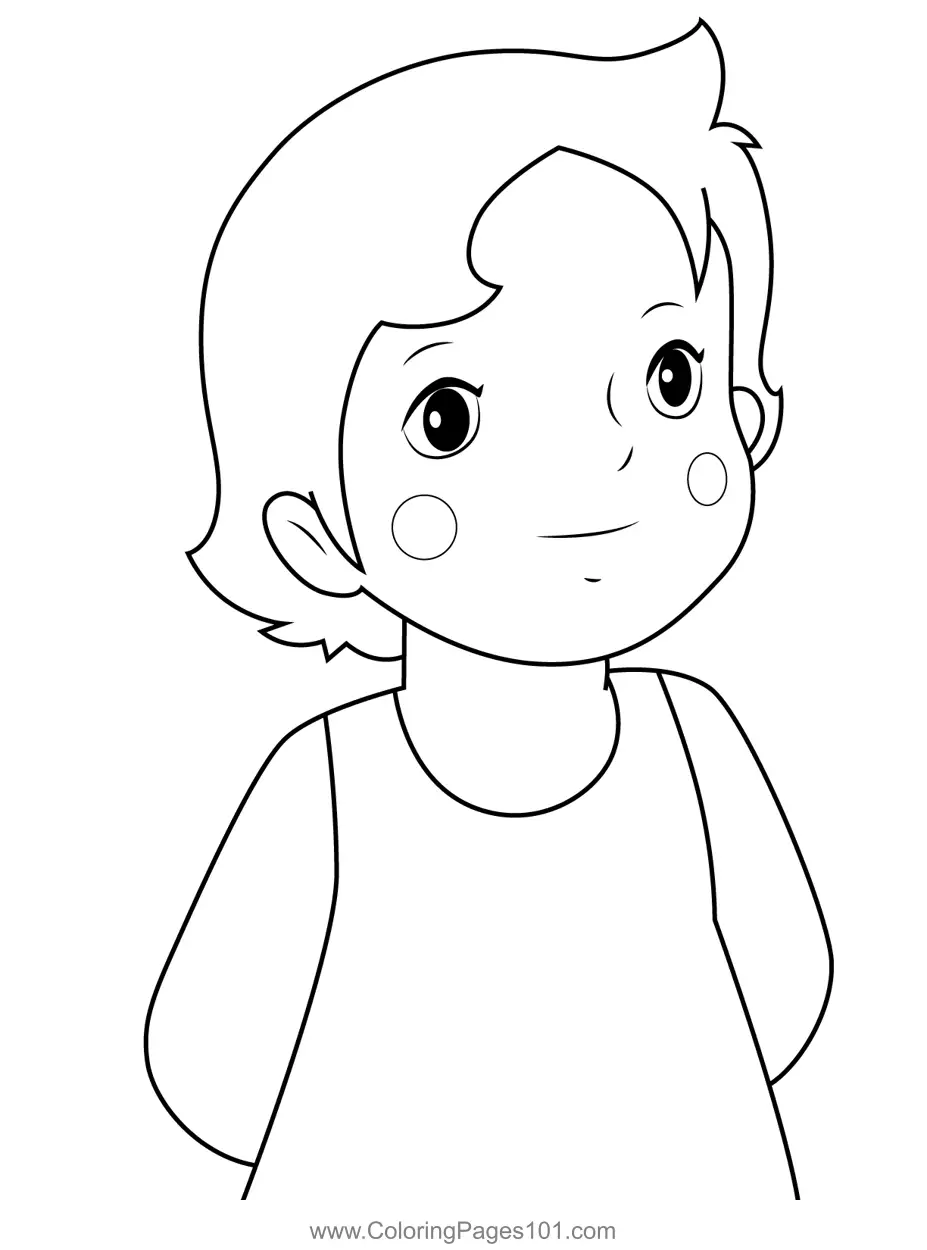 Heidi Girl of the Alps Coloring Pages 9