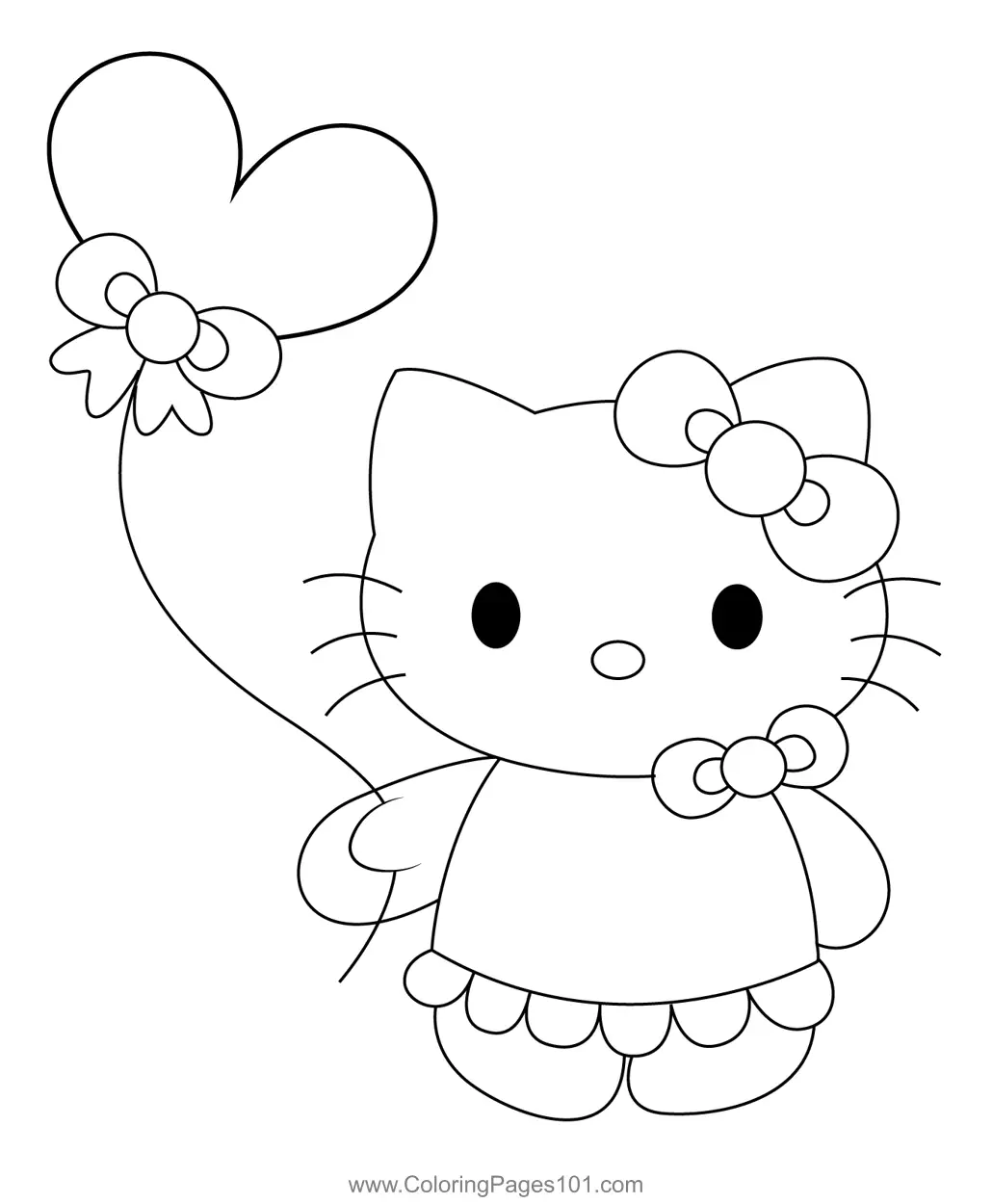 Hello Kitty Coloring Pages 3