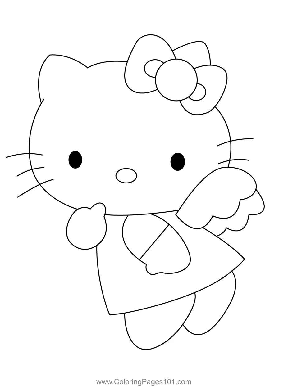 Hello Kitty Coloring Pages 5