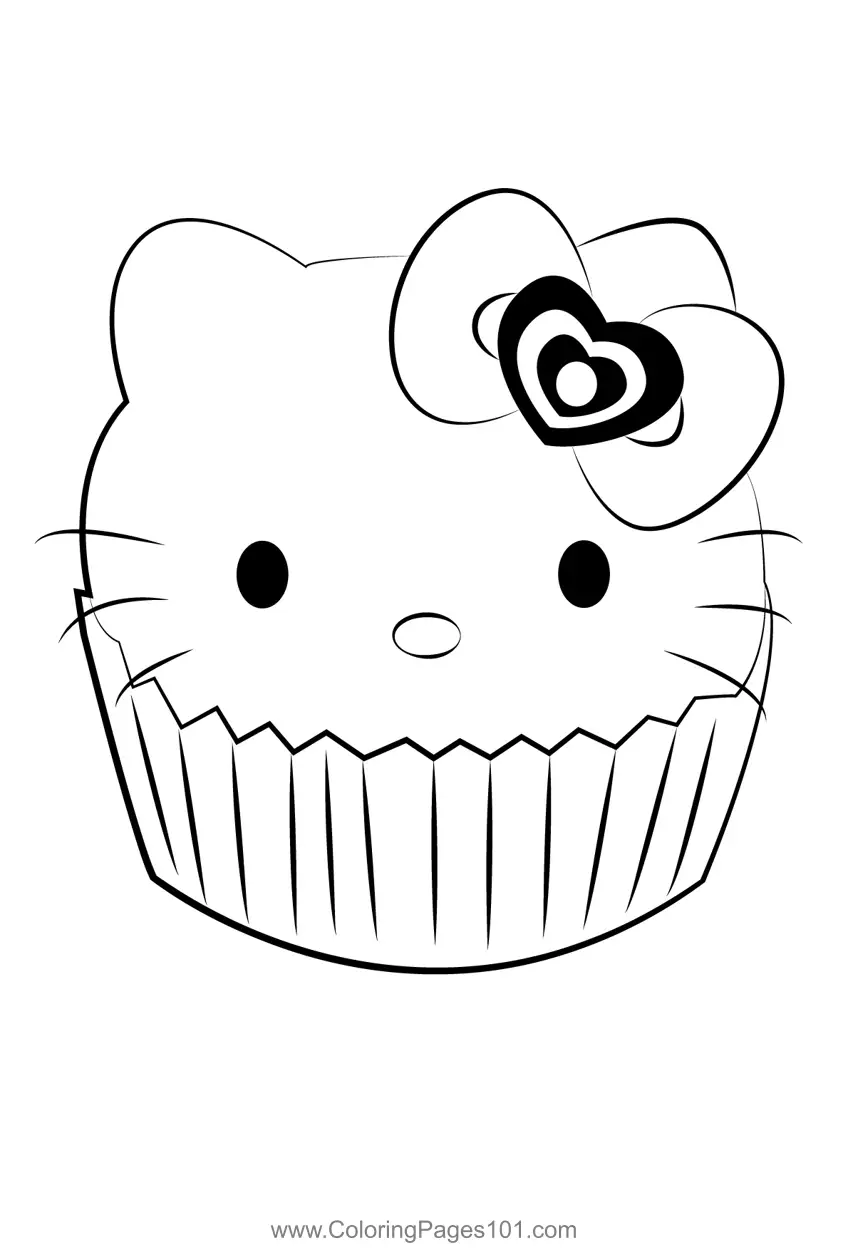 Hello Kitty Coloring Pages 7