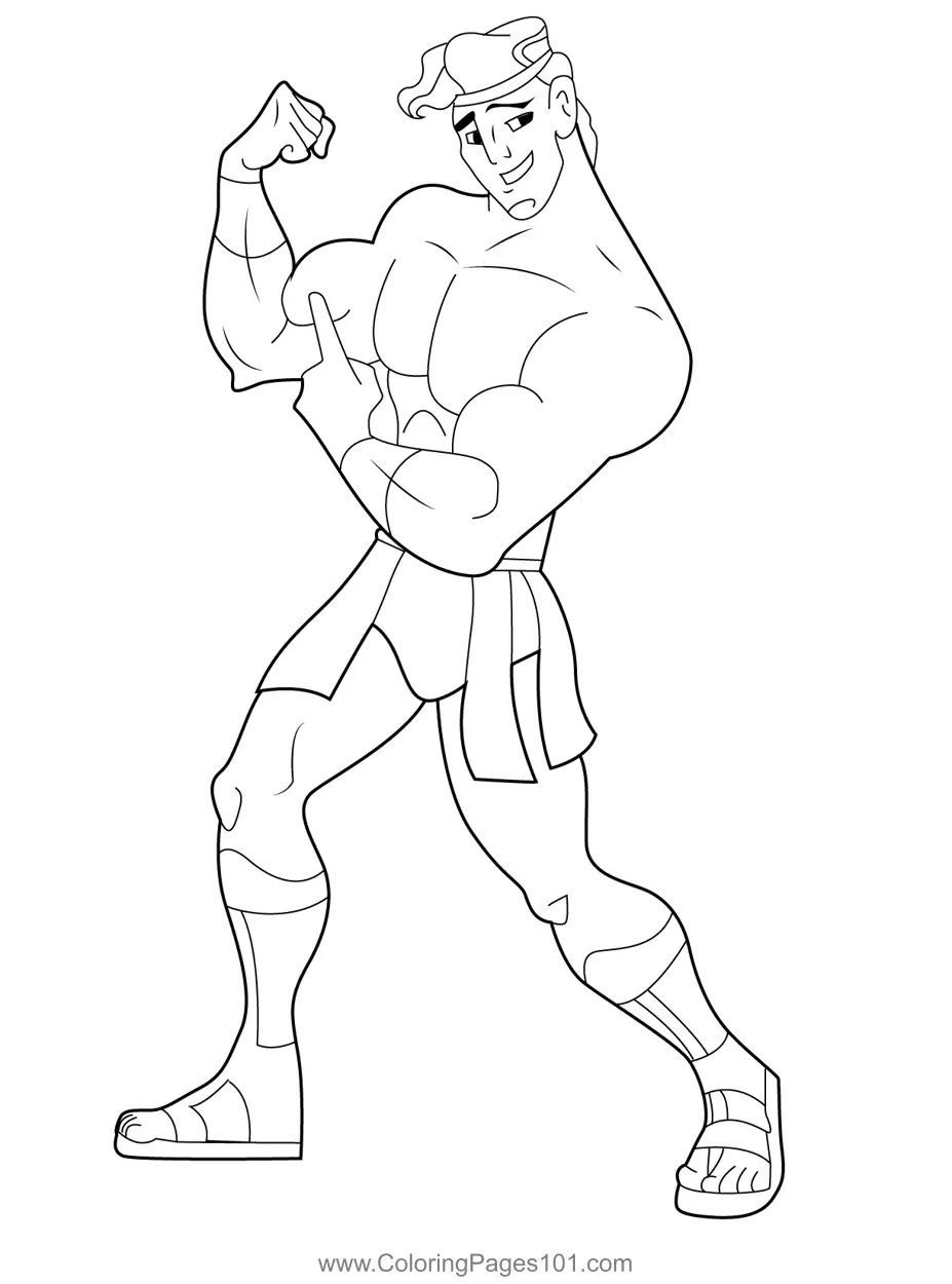 Hercules Coloring Pages 1