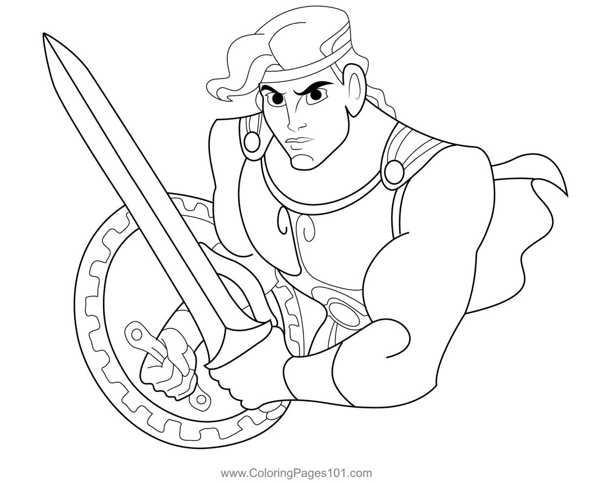Hercules Coloring Pages 3