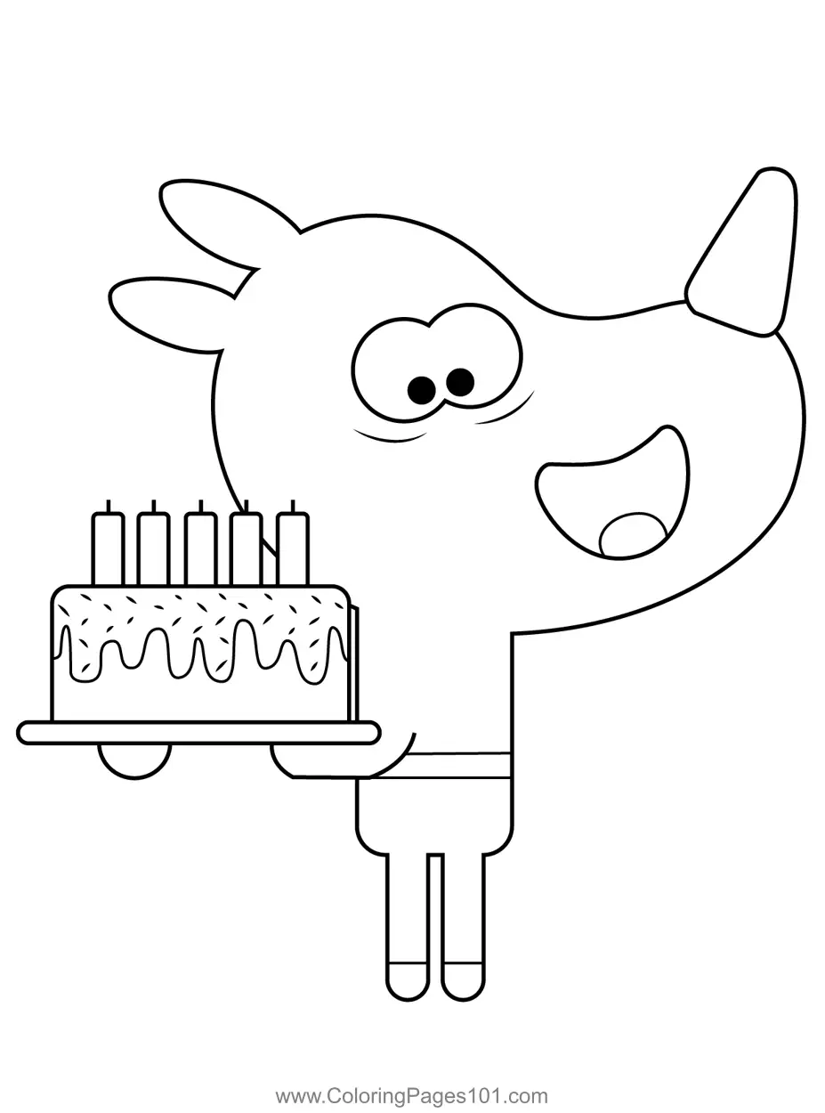 Hey Duggee Coloring Pages 4