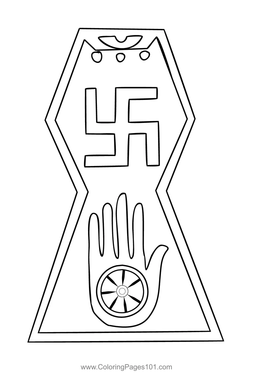Hinduism Coloring Pages 11