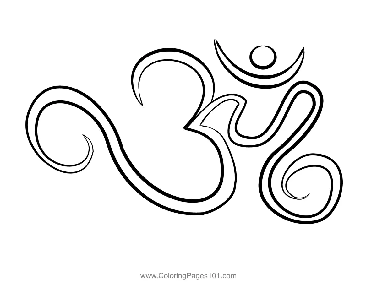 Hinduism Coloring Pages 4