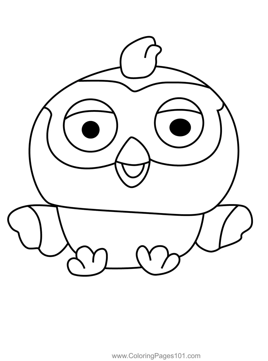 Hoot Hoot Go Coloring Pages 1