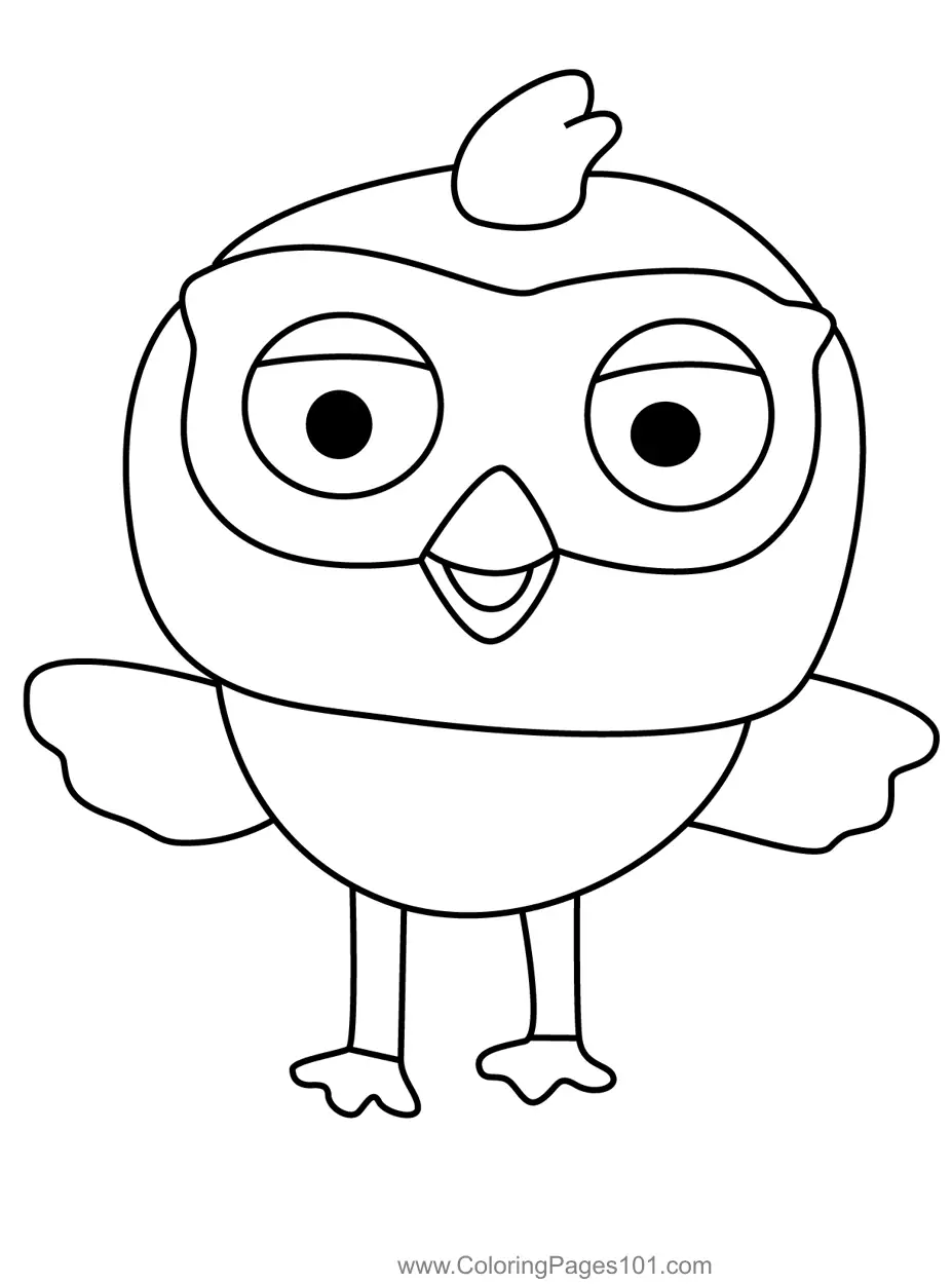 Hoot Hoot Go Coloring Pages 11