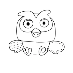 Hoot Hoot Go Coloring Pages 9
