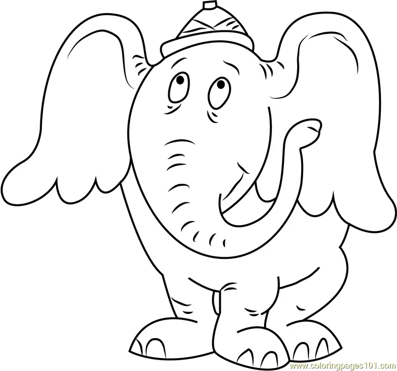 Horton Coloring Pages 10