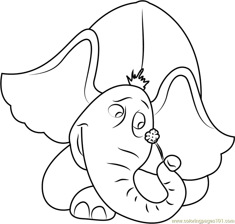 Horton Coloring Pages 11